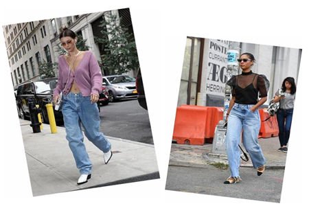 牛仔阔腿裤怎么搭配好看呢？