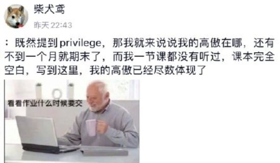 privilege是什么意思