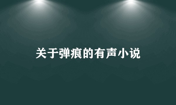 关于弹痕的有声小说