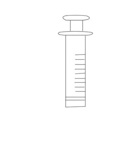 针筒简笔画怎么画？