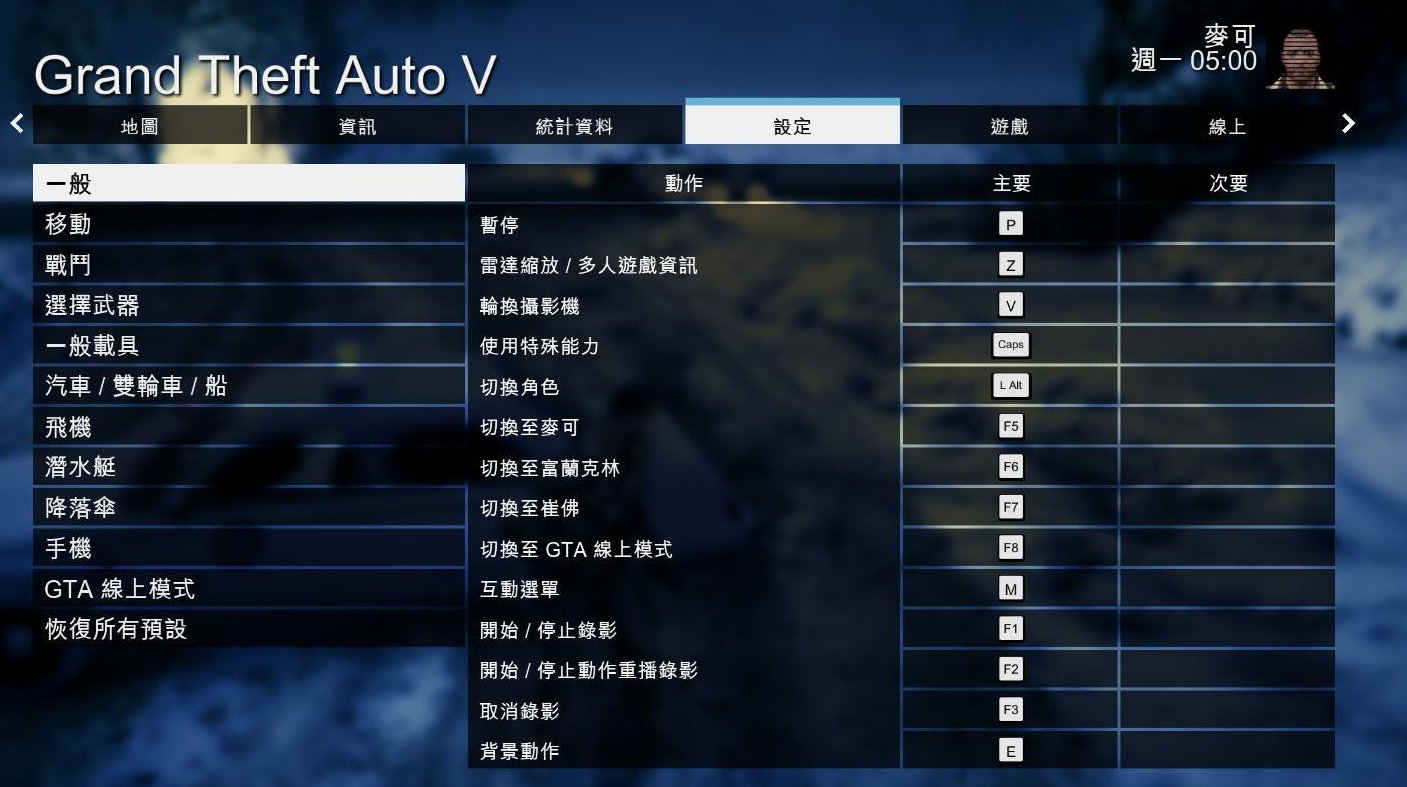 GTA5PC版怎么操作，GTA5PC版按键操作指南