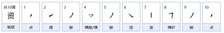 资字组词有哪些