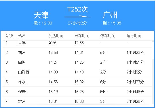 T252是天津东站坐车吗？