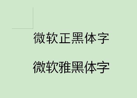微软正黑体和微软雅黑有区别吗