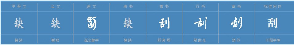 刮'组词有哪些'