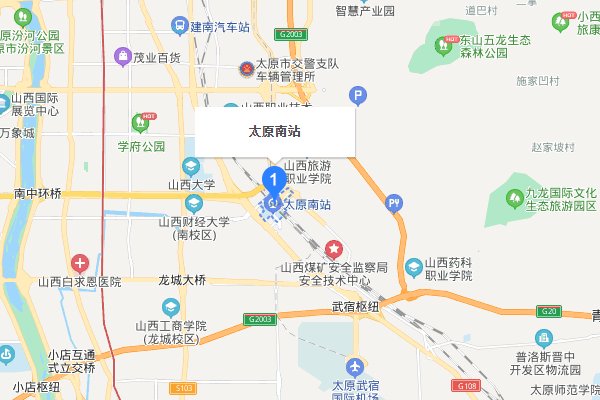 太原高铁站具体位置是在太原的哪个地方?