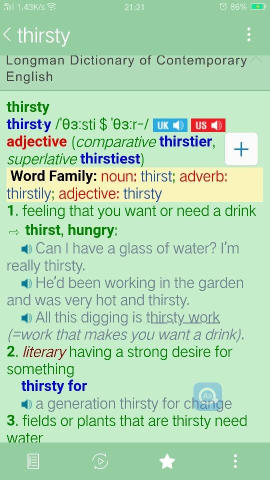 thirsty是啥意思